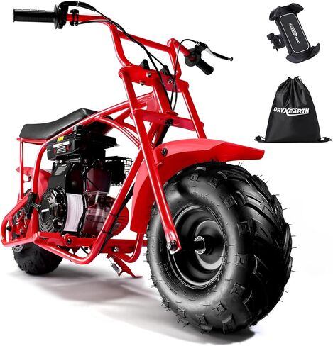 Oryxearth Mini Dirt Bike for Kids, Gas Powered Off Road Mini Dirt Bike Pit Bike with Automatic Transmission and Pull Start for Kids Green Skull in Saudi Arabia