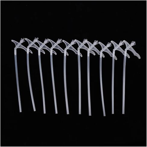 Spray Foam Nozzle 100PCS Spray Foam Tubes Nozzle Gap Filling Insulating Foam Tube Replacement DIY Polyurethane Foam Glue Connection Tube(B) in Kuwait