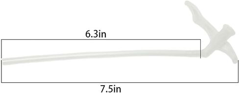 Spray Foam Nozzle 100pcs Spray Foam Tubes Nozzle Gap Filling Insulating Foam Tube Replacement DIY Polyurethane Foam Glue Gun Connection Tube in Kuwait