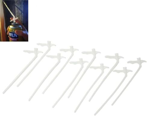 Spray Foam Nozzle 120pcs Practical Replace Tubes Nozzle Spray Foam Tube Part Kit Plastic Attachment Equipment in Kuwait