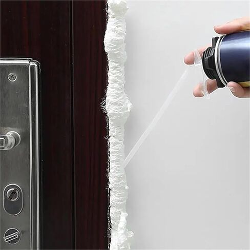 Spray Foam Nozzle Spray Foam Replacement Tube With Catheter 100Pcs/set DIY Polyurethane Glue Connection Tube For Gap Filling in Kuwait