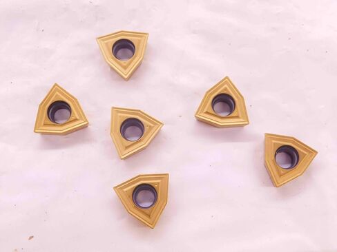 6pcs New KOMET WOEX 080404-01 BK8425 TiN Coated Carbide Drill Inserts - EA1203BL5 in Saudi Arabia