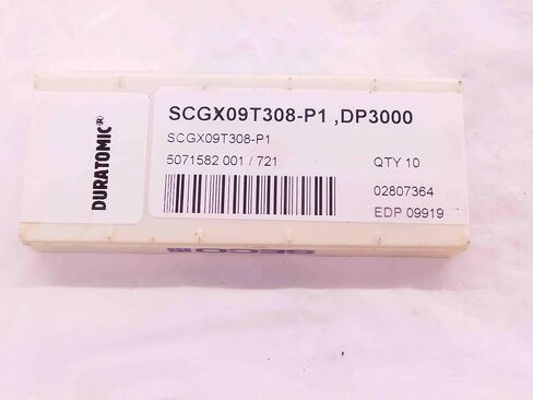 10 قطعة جديد SECO SCGX09T308-P1 DP3000 TiCN & Al2O8 إدراج الحفر كربيد المغلفة-EA1212BL5 in Saudi Arabia