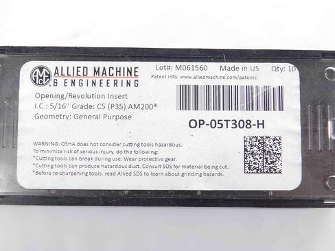 6pcs New AMEC OP-05T308-H C5 (P35) AM200 Carbide Drill Inserts WCMX 057308 - DM1573BL5 in Saudi Arabia