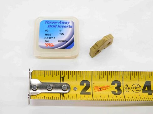 1pc New YG1 1" O.D. Series #2 S01203 M4 TiN Coated HSS Spade Drill Insert 1.0 - DCT-DM2557 in Saudi Arabia