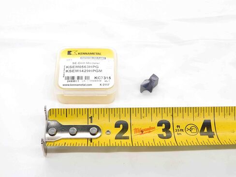 1pc KENNAMETAL KSEM0563HPG KSEM1429HPGM KC7315 TiAlN Carbide Drill TIP Insert - DCT-DM2468 in Saudi Arabia