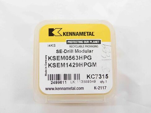 1pc KENNAMETAL KSEM0563HPG KSEM1429HPGM KC7315 TiAlN Carbide Drill TIP Insert - DCT-DM2468 in Saudi Arabia