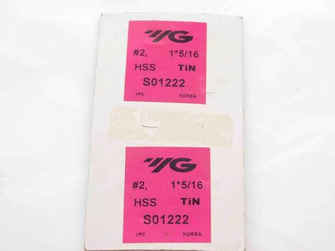 2pcs New YG-1 S01222 1 5/16 Series #2 TiN Coated HSS Spade Drill Inserts Sealed - DCT-DM3089 in Saudi Arabia