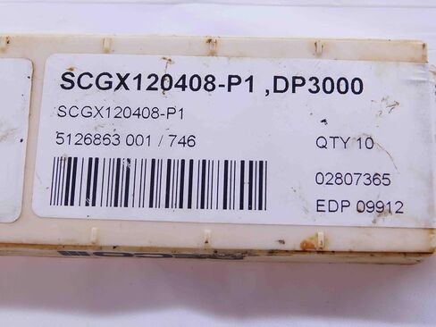 3 قطعة جديد SECO SCGX120408-P1 DP3000 TiCN & Al2O1 إدراج مثقاب كربيد مطلي - NS0581BU5 in Saudi Arabia