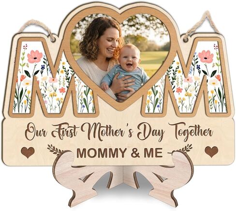 Mom Picture Frame تذكار ، إطار صور الأم لعرض الطاولة ، هدايا يوم الأم لأمي من ابنته ، هدية أمي لعيد ميلاد عيد الأم ، عرض 3 صور 4 × 6 '' ، أفضل أمي في العالم in Kuwait