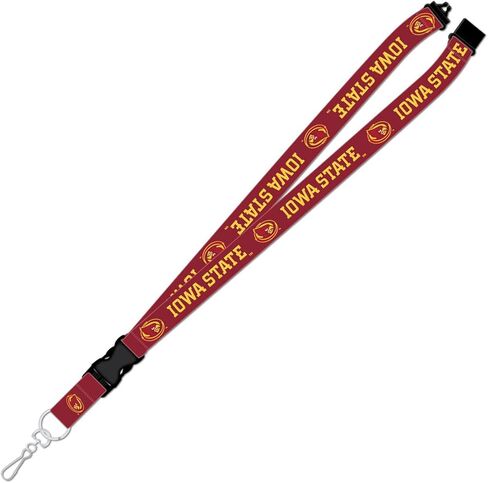 Iowa State Cyclones Team Red Lanyard Breakaway w/Detachable Key Ring in Saudi Arabia