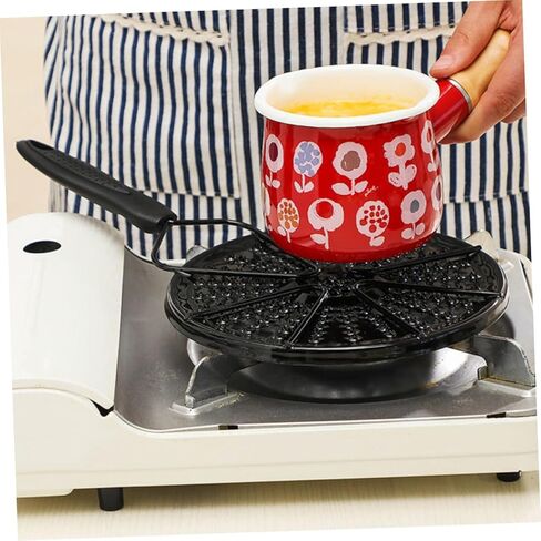 Garneck Heat Diffuser Plate for Induction Cooking Thermal Guide Plate for Even Heat Distribution for Pots Prevents Pot Blackening and Scratching Enamel Material in Saudi Arabia