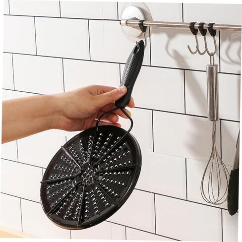 POPETPOP Heat Diffuser Plate for Gas Stove Black Heat Conduction Plate Thermal Guide Easy to Clean Cooking Accessory Flame Reducer for Even Heating in Saudi Arabia