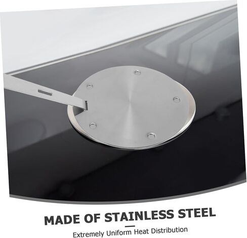 Induction Cooktop Compatible Heat Diffuser Stainless Steel Plate for Even Heat Distribution and Easy Cleaning in Saudi Arabia