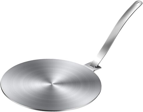 Luxshiny Heat Diffuser Plate with Removable Handle Stainless Steel Induction Converter for Gas and Electric Stoves Even Heat Distribution for Pots and Enamel Cookware Versatile in Saudi Arabia