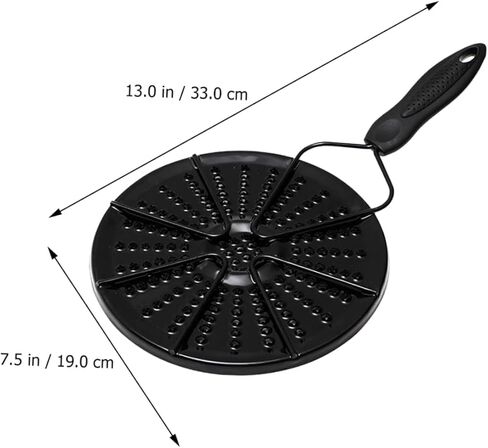 Cabilock Heat Diffuser Plate Enamel Cooking Accessory for Gas Stoves Even Heat Distribution for Pots for Milk Porridge Easy to Clean Hot Insulation in Saudi Arabia