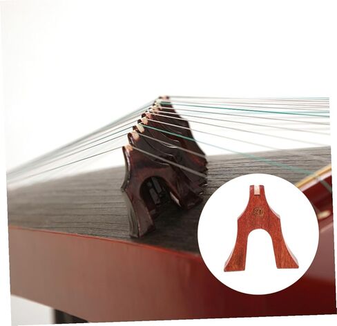 Mikinona 21 Pcs Wooden Guzheng Bridges Support Pillars Light Brown Rosewood Musical Instrument Parts for Guzheng String Replacement and Maintenance in Saudi Arabia
