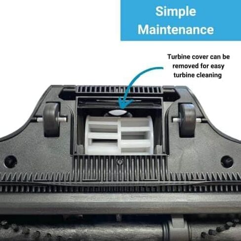 Upgraded Turbo Brush Replacement for ProTeam Backpack Vacuum Cleaners – Replaces Part # 836357 – Deep Cleaning Carpet Tool for Medium to High Pile Rugs, Commercial, Hotel & Office Grade in Kuwait