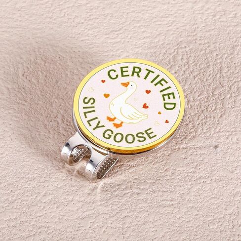 Magnetic Goose Golf Ball Marker Hat Clip, Cute Golfs Gifts for Women Men Friends, Funny Valentines Day Gifts for Her Daughter Girlfriend, Birthday Gift for Teen Girls, Golf Accessories for GolfLovers in Saudi Arabia