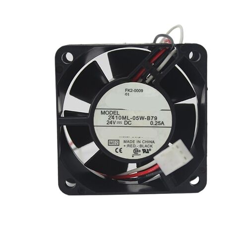 2410ML-05W-B79 تيار مستمر 24 فولت 0.25 أمبير 6800 دورة في الدقيقة 3 أسلاك مروحة تبريد 6025 6 سم 60 * 25 مم in Kuwait