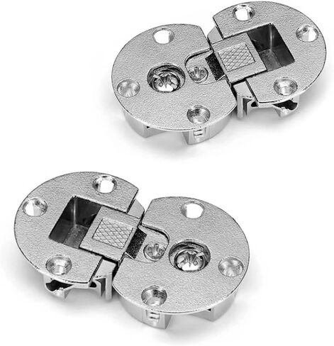 90 Degree Folding Hinge Adjustable Flap Slide-in Up-Down Detachable Concealed Zinc Alloy 2Pcs ﻿ in Saudi Arabia
