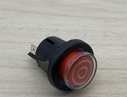 1pc for RLEIL RL5 T125/55 Red Button Pushbutton Switch with Waterproof Cover in Saudi Arabia