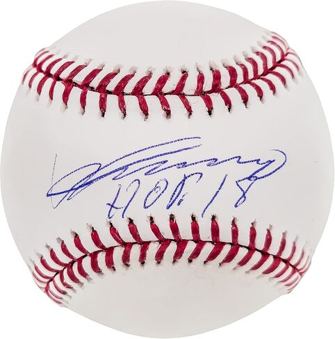 Vladimir Guerrero Sr. Autographed Official M.L.B Baseball Expos "HOF 18" Beckett BAS Stock #203455 in Saudi Arabia