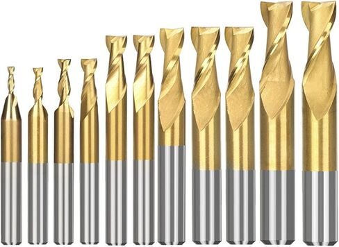CNC راوتر بت شقة الأنف كربيد Endmill HSS قاطعة المطحنة 2 الناي نهاية مطحنة دوامة نهاية مطحنة للخشب معدن الألومنيوم in Saudi Arabia