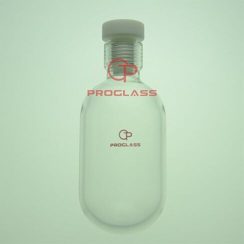 Glass Pressure Vessel heavy wall 150mL outer diamter 60mm X 100mm length with 15# thread cap in Saudi Arabia