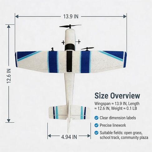 RC Airplane,RC Plane, 2.4GHz 2 Channels RTF RC Aircraft with 3-Axis Gyro for Beginner Easy to Speedy Fly Glider Toys with 2 Extra Batteries [ 3 Batteries ] in Kuwait