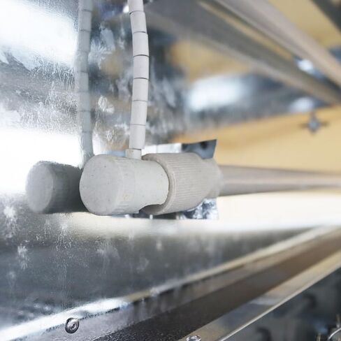 Shrink Wrap Machine Mesh Type Heat Shrink Packaging Machine Electric Tunnel Packaging Equipment with Transparent Furnace for POF PVC (15.8X7.9inch Max Shrink Size) 220V in Kuwait