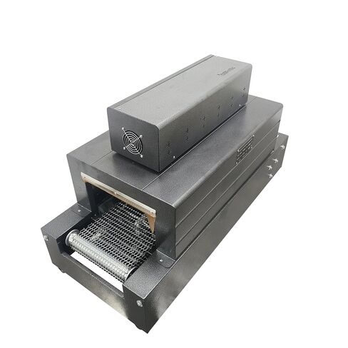 INTSUPERMAI 220V آلة تغليف الأنفاق الحرارية بالانكماش الحراري آلة تغليف الأنفاق بالانكماش BS3015-Mesh Type in Kuwait