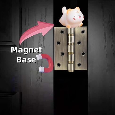 Cute Mini Creative Little Kitten,Cat Hinge Heads Decorative Topper Set 4PCS, Home Decoration,Magnetic Hinge Head Toppers Door Hinge in Saudi Arabia