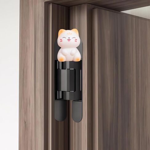 Cute Mini Creative Little Kitten,Cat Hinge Heads Decorative Topper Set 4PCS, Home Decoration,Magnetic Hinge Head Toppers Door Hinge in Saudi Arabia