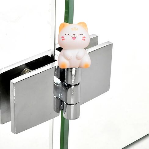 Cute Mini Creative Little Kitten,Cat Hinge Heads Decorative Topper Set 4PCS, Home Decoration,Magnetic Hinge Head Toppers Door Hinge in Saudi Arabia