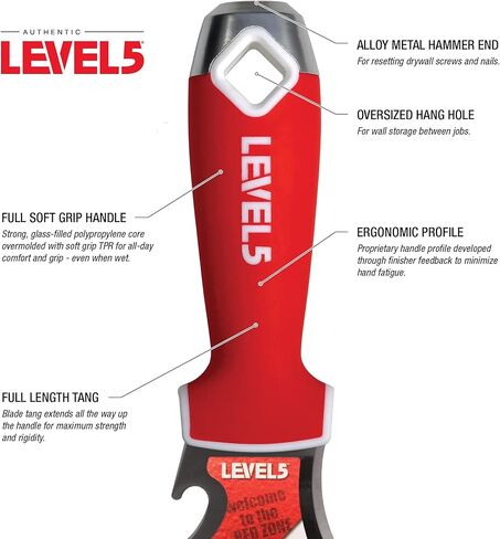 أداة الرسام 9 في 1 - المستوى 5 | سكين متعدد الاستخدامات، فولاذ كربوني مقوى | نهاية المطرقة المعدنية | أدوات تشطيب احترافية | 5-200 in Kuwait