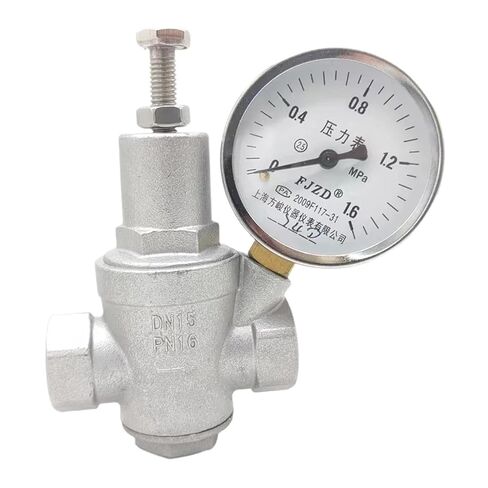 304 Stainless Steel Water Pressure reducing Valve with pressue Gauge DN15-DN50 Water Pressure Regulator/Relief Valves(DN40) in Saudi Arabia