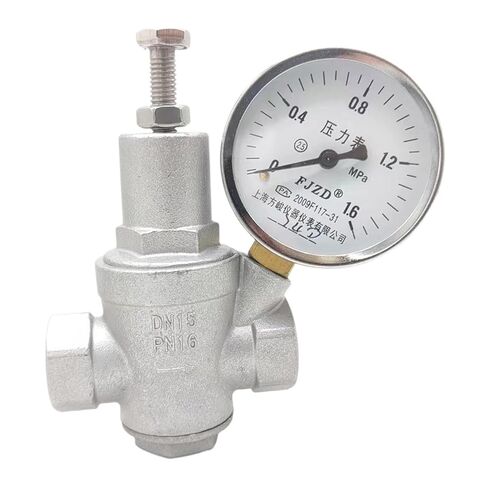 304 Stainless Steel Water Pressure reducing Valve with pressue Gauge DN15-DN50 Water Pressure Regulator/Relief Valves(DN40) in Saudi Arabia