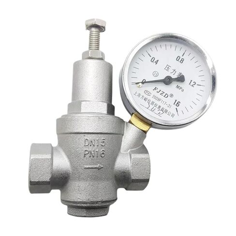 304 Stainless Steel Water Pressure reducing Valve with pressue Gauge DN15-DN50 Water Pressure Regulator/Relief Valves(DN40) in Saudi Arabia