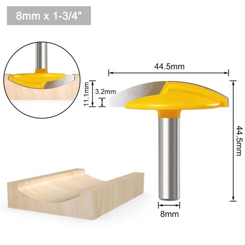 Bit Extension Rod Collet Engraving Machine Extension R for Wood 1Pcs (Size : 8mm Shank) in Saudi Arabia
