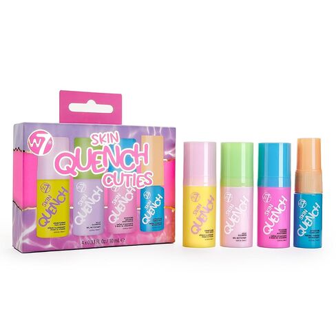 W7 Skin Quench Full Size Skincare Gift Set - Hydrating Skincare Bundle with Aloe Vera & Ceramides - Complete & Long-Lasting Moisturizing At-Home Routine in Kuwait