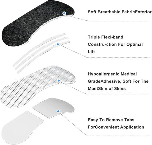 Nasal Strips, Extra Strength Nose Strips for Breathing - Nose Strips Oil & Sweat Proof Adhesive, Universal Fit Snoring Solution (60 Count) in Saudi Arabia