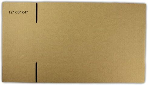 EcoSwift 5 12x6x4 صناديق التعبئة من الورق المقوى المموج البريدية المتحركة صندوق الشحن كرتون in Kuwait