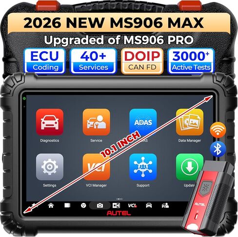 Autel Scanner MaxiPRO MP900TS, 2025 8in MP900-TS Top TPMS as MS906 Pro-TS, Up of MaxiSYS MS906 PRO MS906TS MP900BT MK900-TS, ECU Coding, 40+ Service, Bidirectional Scan tool, Auto Scan 2.0 CAN FD&DOIP in Saudi Arabia