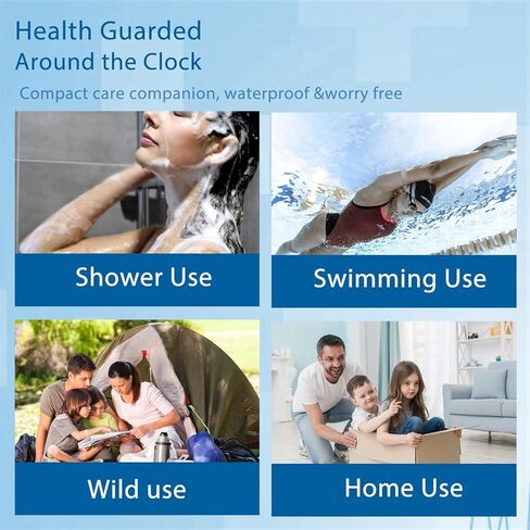 200 قطعة من الضمادات المقاومة للماء من مادة البولي يوريثين الشفافة والشفافة للإسعافات الأولية والسباحة والاستحمام ومستلزمات العناية بالجروح مقاس 0.8 بوصة × 2.8 بوصة in Kuwait