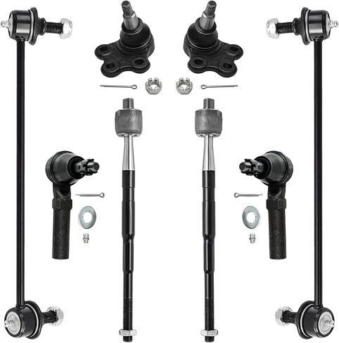 Detroit Axle - 3.0L & 3.6L Front 8pc Suspension Kit for 10-17 Chevrolet Equinox GMC Terrain, 4 Tie Rod Ends 2 Sway Bar Links 2 Lower Ball Joints 2010 2011 2012 2013 2014 2015 2016 2017 Replacement in Saudi Arabia