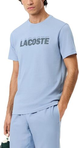 Lacoste Men's Ultra Dry Graphic Print Sport T-Shirt in Saudi Arabia