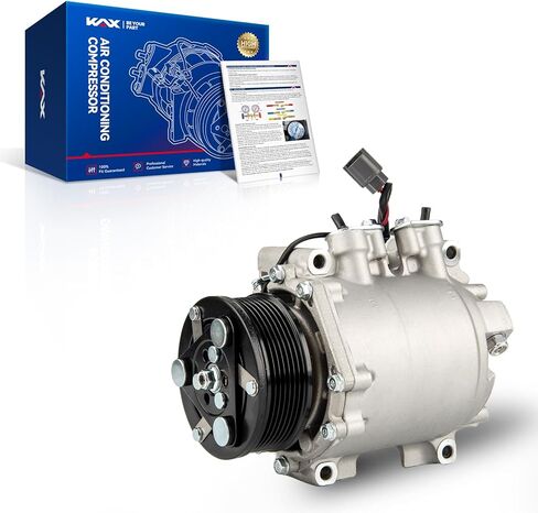 Kax 58168 ضاغط مكيف الهواء AC مع القابض ، متوافق مع Ford Taurus 2001-2007 ، Mercury Sable 2001-2005 ، استبدل# CO-103090C ، 4F1Z19V703AA ، F8EH19D629BLA in Saudi Arabia