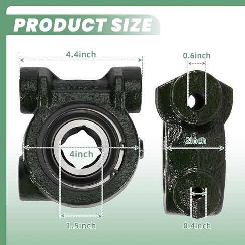 وحدة محمل KK5920B، محمل مسلفة قرص مربع 1-1/8 بوصة مناسب لجرارات John Deere AW وAWS وC وFW وFWA وKBA وKBL وKBY وRW وRWA - استبدل المحمل الزراعي المختوم مسبقًا B13404B in Saudi Arabia
