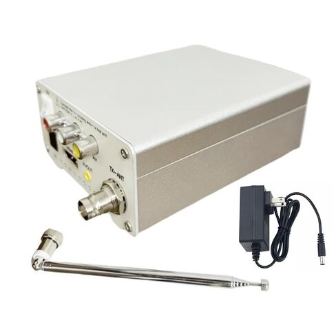 Analog TV Transmitter with J-Type Telescopic Antenna VHF/5-12 UHF/13-68 Channels HD HDMI Analog CVBS Input Clear Sound in Saudi Arabia